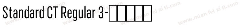 Standard CT Regular 3字体转换